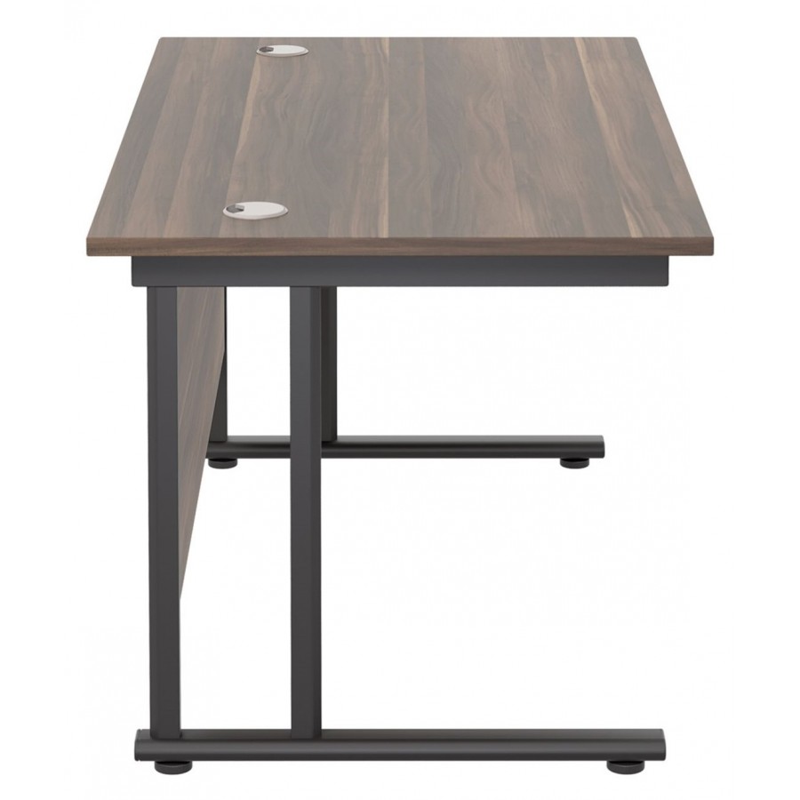 Olton Twin Cantilever  800mm Deep Straight Office Desk